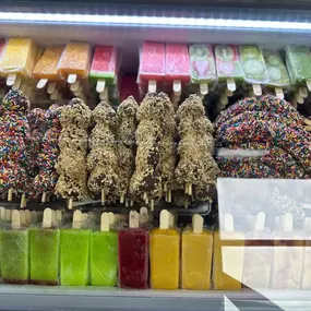 La Michoacana Ricas Nieves - fresas con chocolate