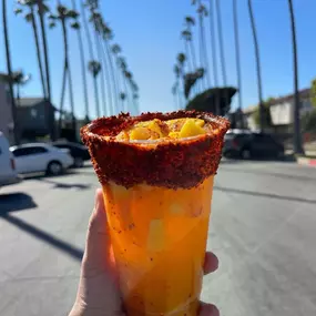 La Michoacana Ricas Nieves - Naranja con mango