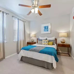 The bedroom at The Sanctuary at 331 Apartments provides a peaceful and inviting retreat.