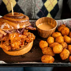 The Hot Honey Fried Chicken Cinna-Bun