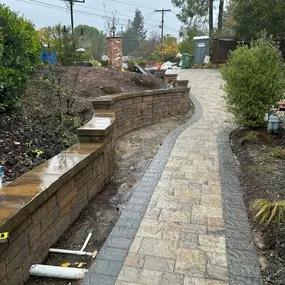 Driveways-BLUE PAVERS