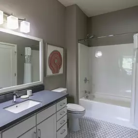 Bathroom With Bathtub at Arcata Apartments