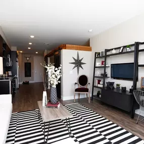 Living Room at Dylan at RiNo, Denver, CO, 80216