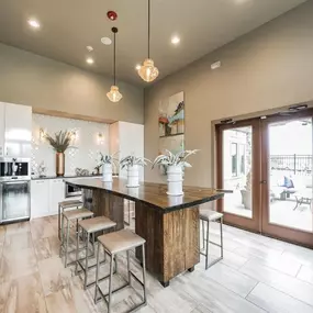 An open kitchen