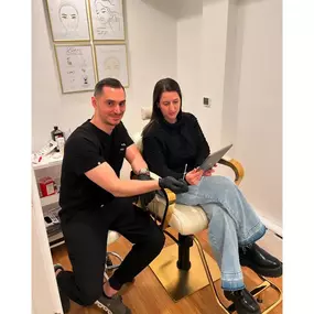 Owner with a patient