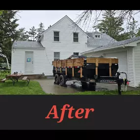 This photo shows the completed siding installation by Gehlen Construction in Jordan, Minnesota. The home now features clean, durable siding that enhances both protection and curb appeal.