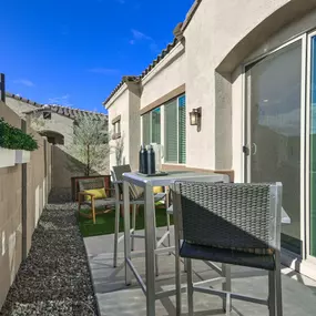 Backyard Patio at Avilla Canyon