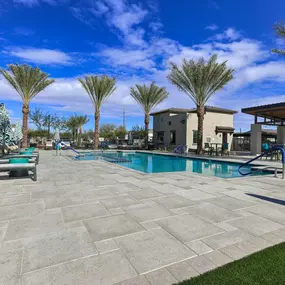 Poolside Relaxing Area at Avilla Canyon