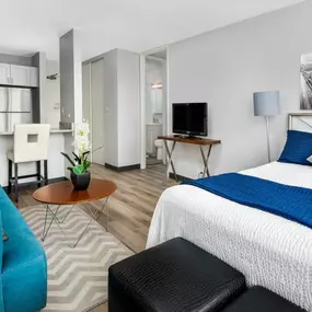 Renovated studio apartment