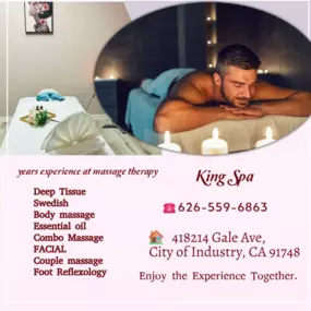 The full body massage targets all the major areas of the body that are most subject to strain and
discomfort including the neck, back, arms, legs, and feet. 
If you need an area of the body that you feel needs extra consideration, 
such as an extra sore neck or back, feel free to make your massage therapist aware and
they will be more than willing to accommodate you.
