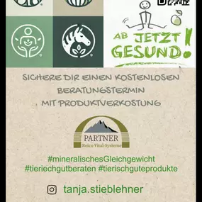 Tanja Stieblehner - Ernährungstrainerin REICO VITAL - Spezialist für Hund, Katze und Mensch