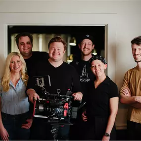 Our team is shooting a commercial for Hardy Coffee