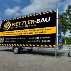 Aufsteller Mettler-Bau
