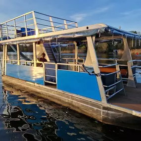 Floß „Jost van Dyke“ – Sonnenuntergang inklusive