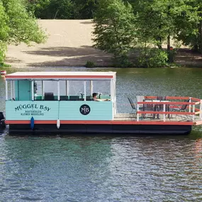 Müggel Bay Floß auf dem Kleinen Müggelsee