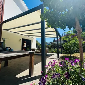 Überdachung + Sonnensegel