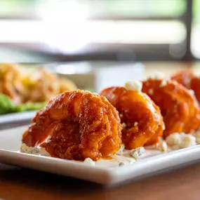 Appetizers | featuring Buffalo Jumbo Shrimp & Spicy Fried Calamari