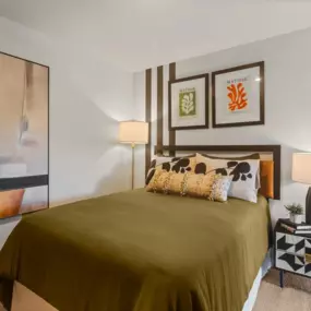 Bedroom at Essence at Elms Glen Townhomes