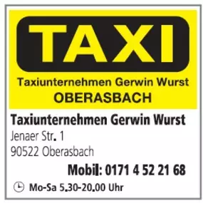 Bild von Taxiunternehmen Gerwin Wurst