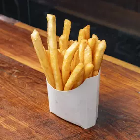 Crispy, golden fries with a perfectly salted exterior and fluffy interior.