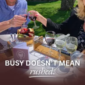 Savor the moment with wine, company, and countryside views at Tranquillity Vineyard & Winery.