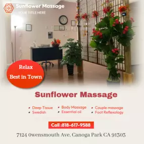 Our traditional full body massage in Canoga Park, CA 
includes a combination of different massage therapies like 
Swedish Massage, Deep Tissue, Sports Massage, Hot Oil Massage
at reasonable prices.