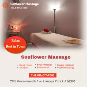 A traditional Swedish massage utilizing a system of techniques specially created to relax muscles by
applying pressure to increase oxygen flow through the body and release harmful toxins.