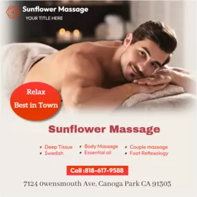 The full body massage targets all the major areas of the body that are most subject to strain and
discomfort including the neck, back, arms, legs, and feet. 
If you need an area of the body that you feel needs extra consideration, 
such as an extra sore neck or back, feel free to make your massage therapist aware and
they will be more than willing to accommodate you.