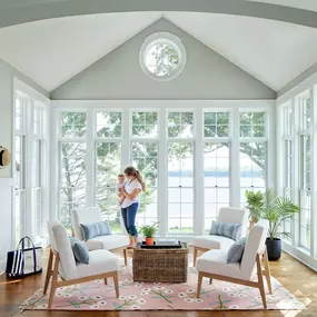 House full of windows in a sunroom
