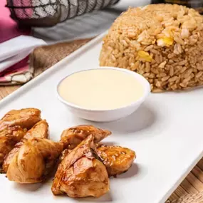 Served with Yum Yum sauce.