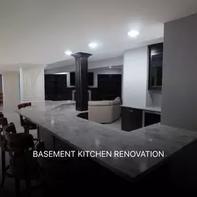 Basement Kitchen Renovation, Remodeling