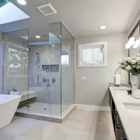 Update bathroom for functionality and beauty.