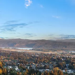 Homes will boast sweeping views of the Columbia River and Mt. Hood