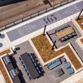 Aerial View Of Community Amenities