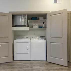 In unit washer and dryer