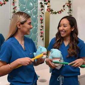 Valley Smiles Pediatric Dentistry is one of the most trusted pediatric dental practices in northern New Jersey. While founder Dr. Aura Caldera has impeccable training, inviting offices, and state-of-the-art technology. It is Dr. Caldera’s kid-focused approach to dentistry that endears her to young patients and their parents. Board-certified pediatric dentists Dr. Lavanya Vekatesswaran and Dr. Vanessa Velilla joined the rapidly expanding practice at Valley Smiles. The three colleagues have over 4