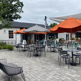 Outdoor Patio at Garage B