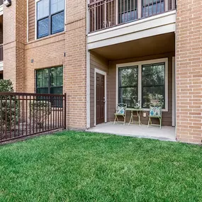 Private patio