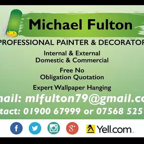 Bild von Michael Fulton Professional Painter & Decorator