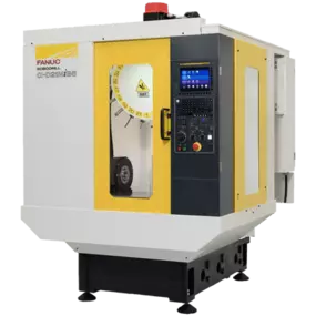Experience high-speed precision with the FANUC RoboDrill D21MiB5 Advanced Series – a compact, vertical CNC machining center ideal for milling, drilling, and tapping.
