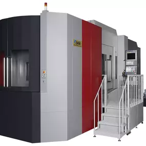 The OKK HM-X8000 delivers high-efficiency, multi-pallet horizontal machining with advanced automation, ideal for high-mix, high-volume production environments.