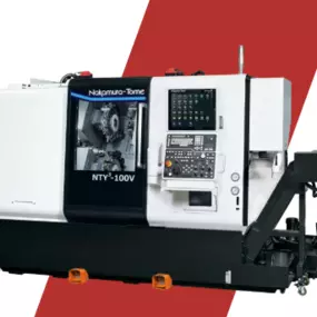 The Nakamura-Tome NTY3-100V is a high-speed multitasking turning center with three Y-axis turrets and twin spindles. Designed for ultra-fast production, it features ChronoCut software, high-speed indexing, and simultaneous multi-axis machining for reduced cycle times.