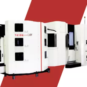 The Yasda H-40i 5-Axis Machining Center offers high rigidity and accuracy for both indexing and simultaneous 5-axis work. With options for up to 24 pallets, it supports extended automated production and reduced setup times for cost-effective operations.