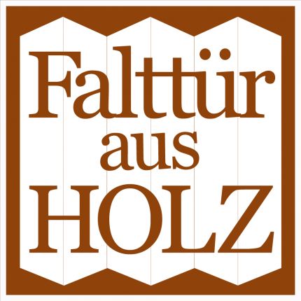 Logo da Falttür aus Holz