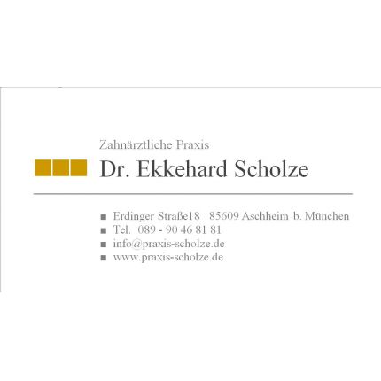 Logotyp från Dr. Ekkehard Scholze zahnärztliche Praxis