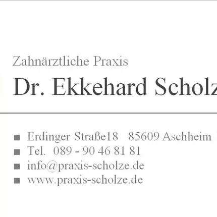 Logo od Dr. Ekkehard Scholze zahnärztliche Praxis