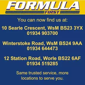 Bild von Formula First Tyre Exhaust And Auto Centre Ltd