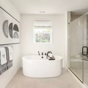 Spa-like bathrooms