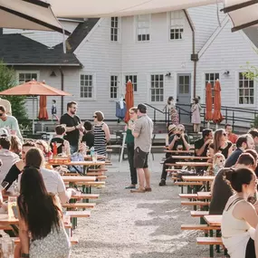 Outdoor Patio at Charles River Speedway