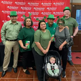 Happy St. Patrick’s Day! A great time with the team and a sleepy little leprechaun.